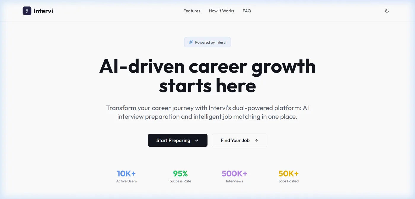Intervi — AI Career Growth Platform